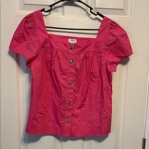 J. Crew Pink Button-Down Women's Top